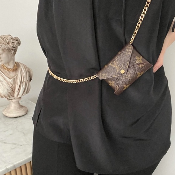 Authentic Louis Vuitton Kirigami Pouch size small with chains & insert - Picture 4 of 7